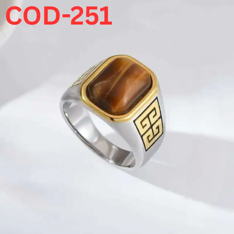 Turkish Origin Tiger Stone Finger Ring-251